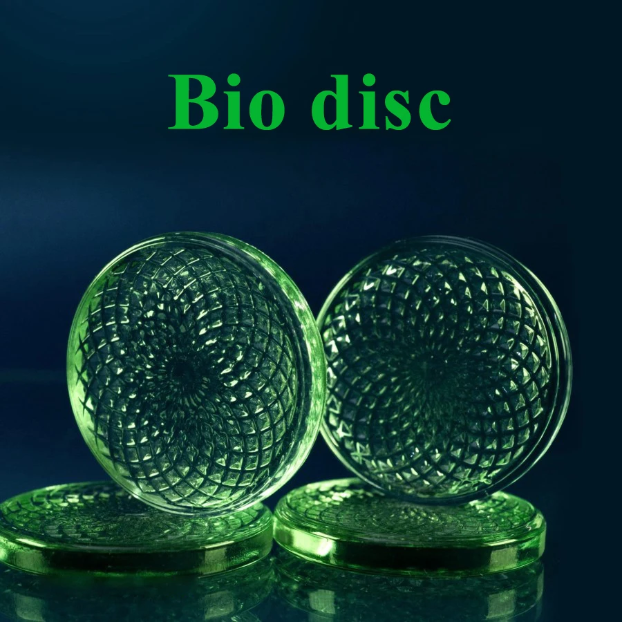 Negative Ion Energy Glass Disc Plate Magic Water Purifying Glassware for Healthier Drinking Water