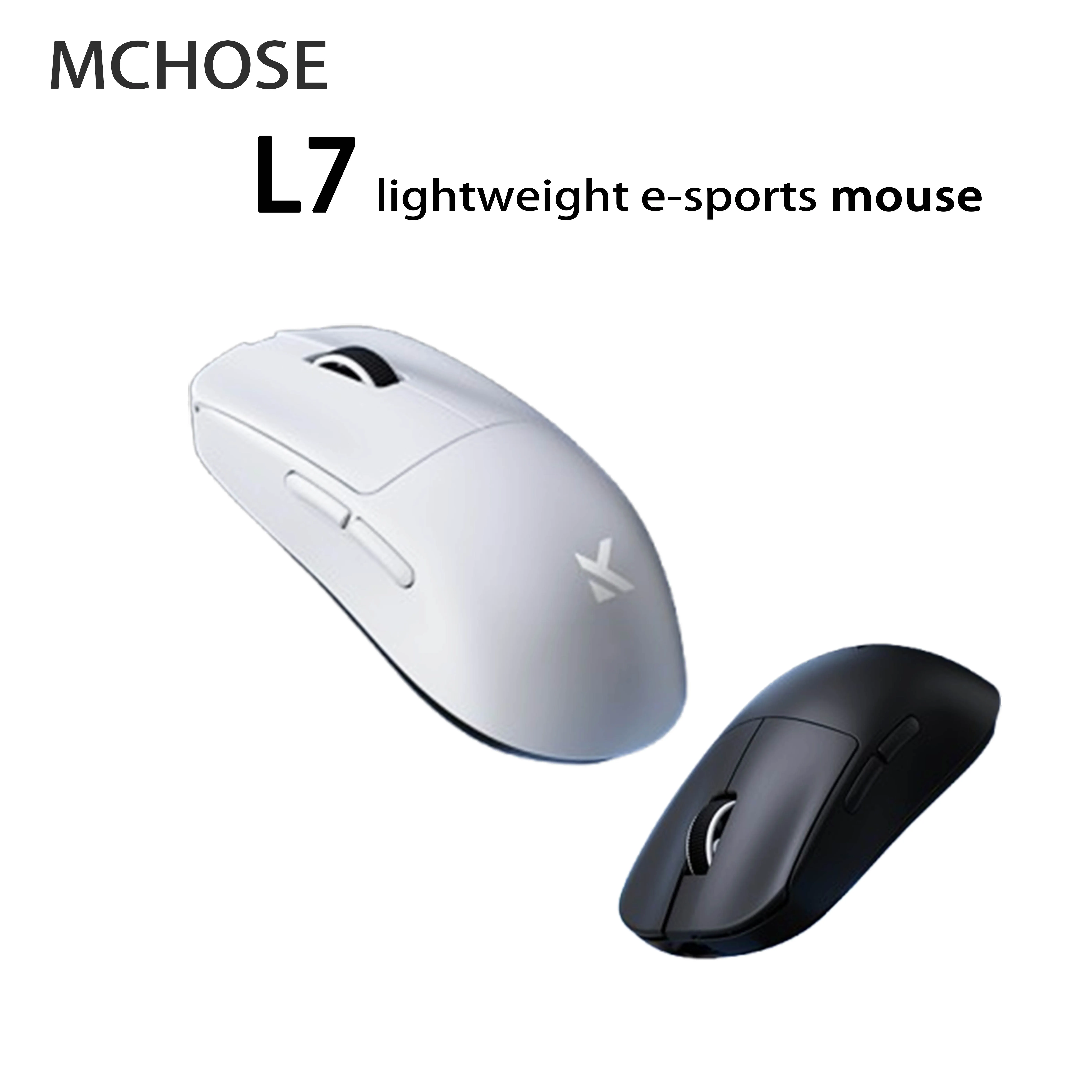 

Беспроводная игровая мышь MCHOSE L7 Pro L7 Ultra PAW3395 Датчик 26K Двойной 8K Polling 39g Сверхлегкий 2,4 ГГц RF/BT/проводной трехрежимный