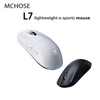 MCHOSE L7 Pro Wireless Gaming Mouse L7 Ultra PAW3395 26K Sensor Dual 8K Polling 39g Ultra-Lightweight2.4GHz RF/BT/Wired Tri-Mode