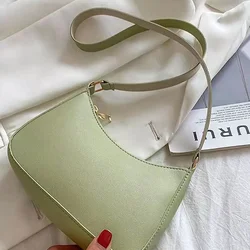 2024 nuova borsa moda donna retrò colore puro macaron piccola borsa quadrata centinaia di borse a tracolla borse da donna casual