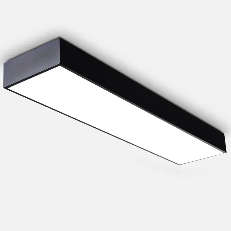 Suspension /Surface Mounted Modern Ceiling Light Aluminum LED Ceiling Light Hanging Linear Ceiling Lamp for Office Home