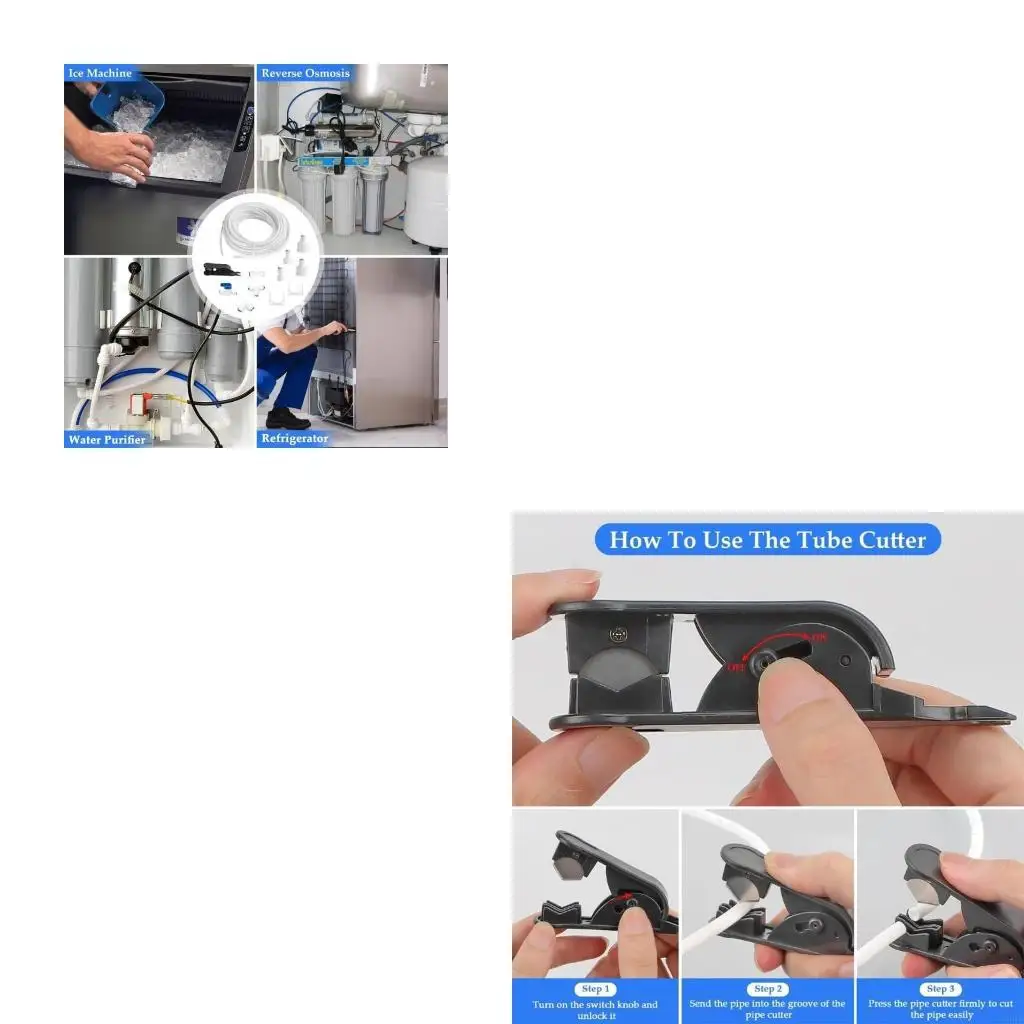 

Reliable 15m Water Supplys Universal Tool Assembly Fridges Hose Pipe Cutter Water Hose Connectors for Refrigerator