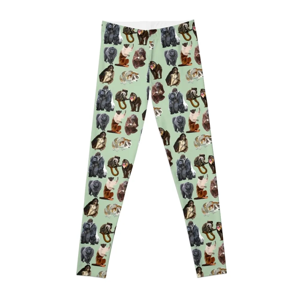 

Mixed Primate Leggings gym womans Jogger pants Golf wear Sportswear woman gym Womens Leggings