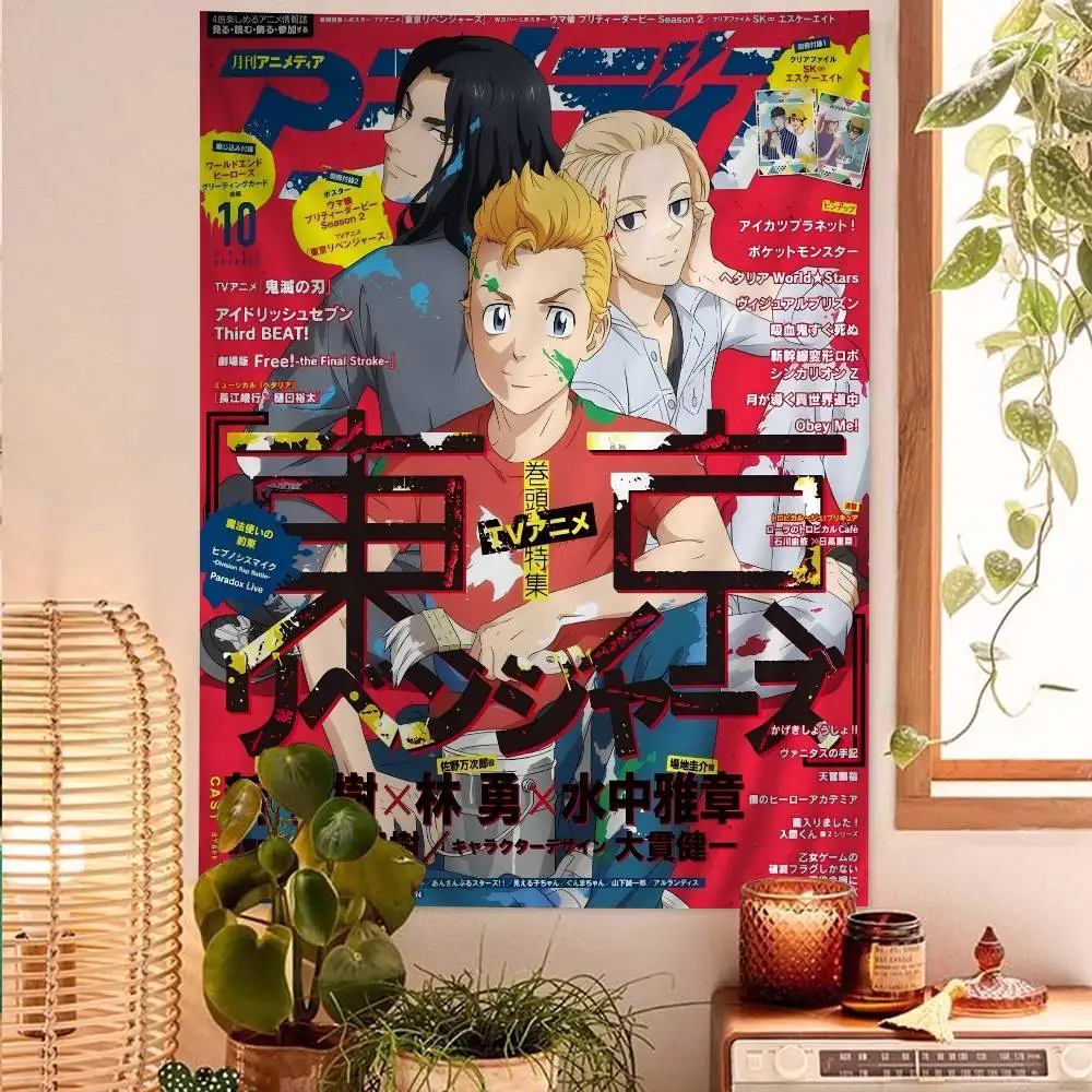 

Токио Мстители DIY Настенный Гобелен Подвесной Таро Хиппи Настенные Коврики Общежитие INS Домашний Декор