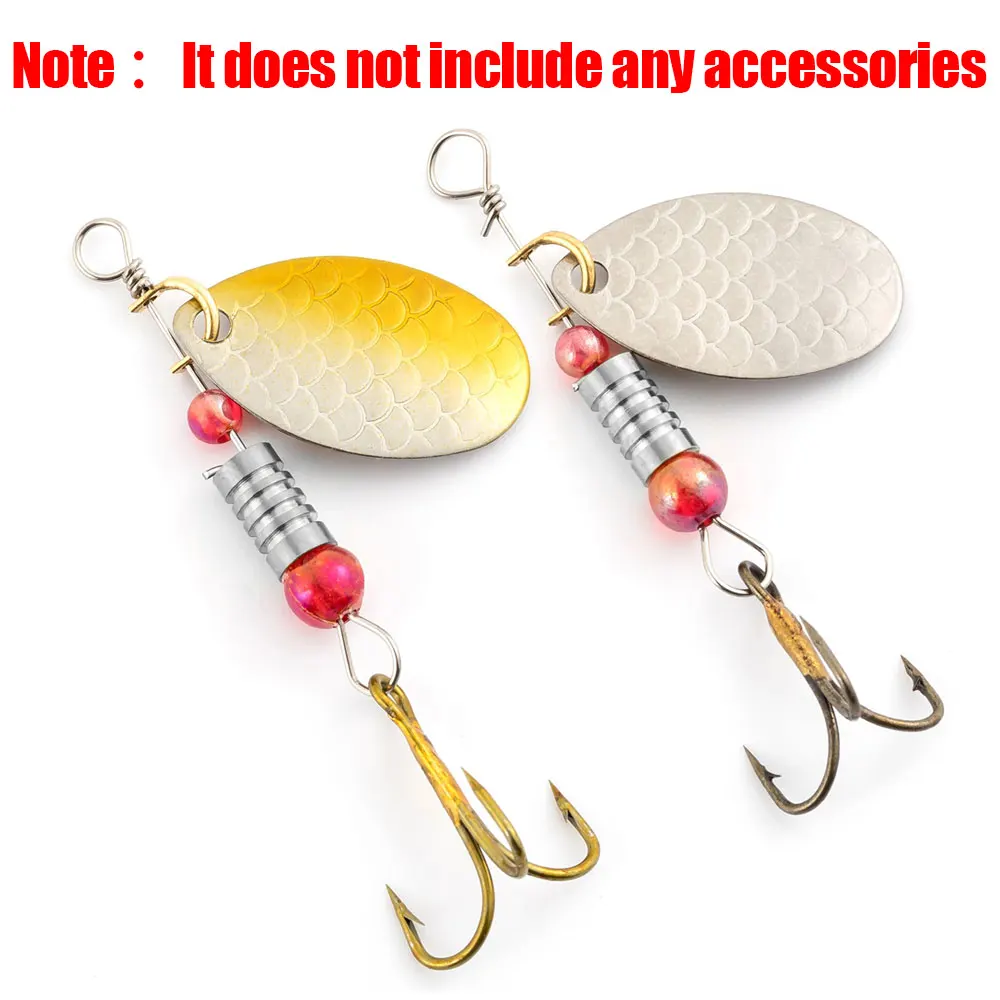 10PCS Pesca Spinner Bead Richiamo Corpi per Fare Spinner Bait Taxes Rig Inline Spinner Bass Trota Pesce Persico Acqua Dolce