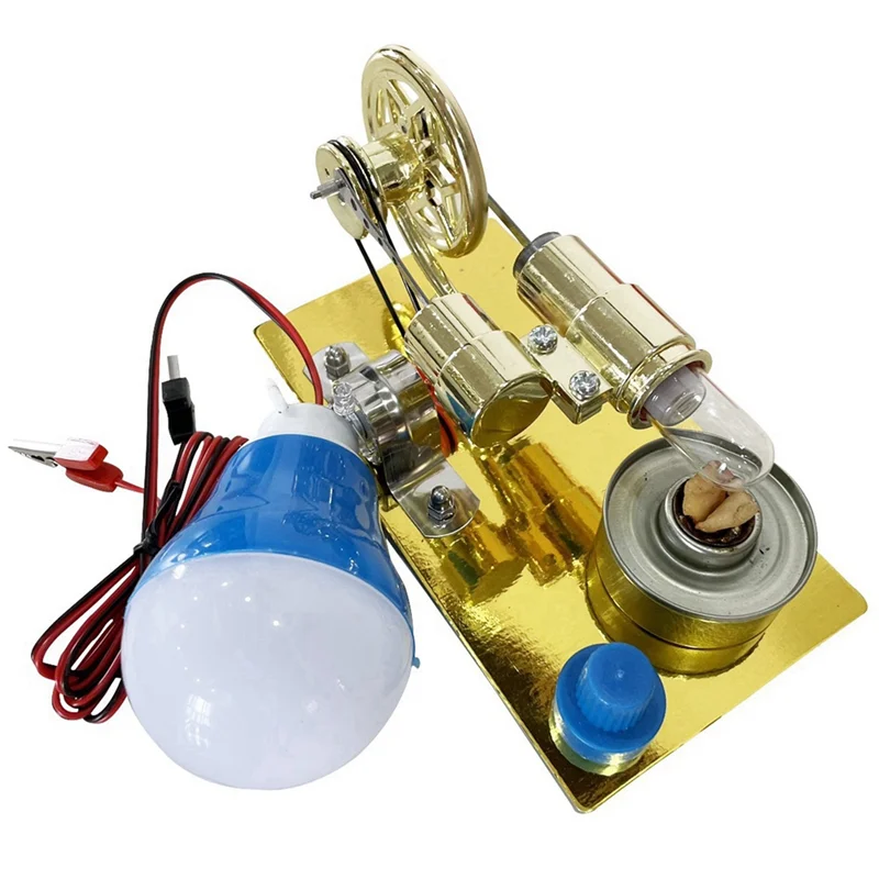 ABUM-1 pieza de potencia de vapor física ciencia Popular pequeña producción invención experimento herramienta educativa Metal oro