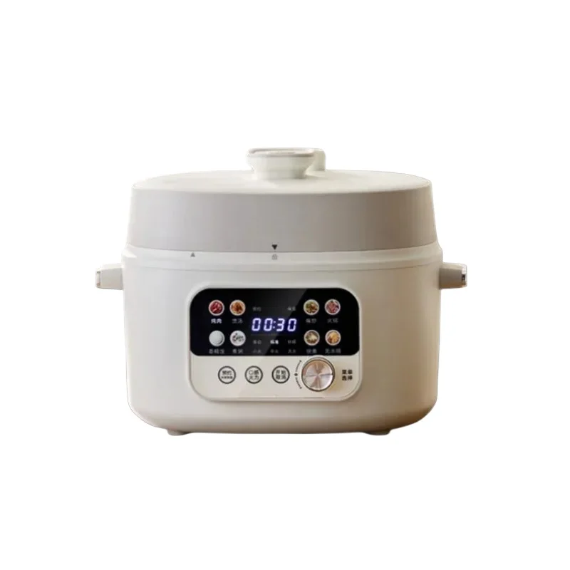 Double-Layer Electric Stewpot with Intelligent Pressure Cooker Function