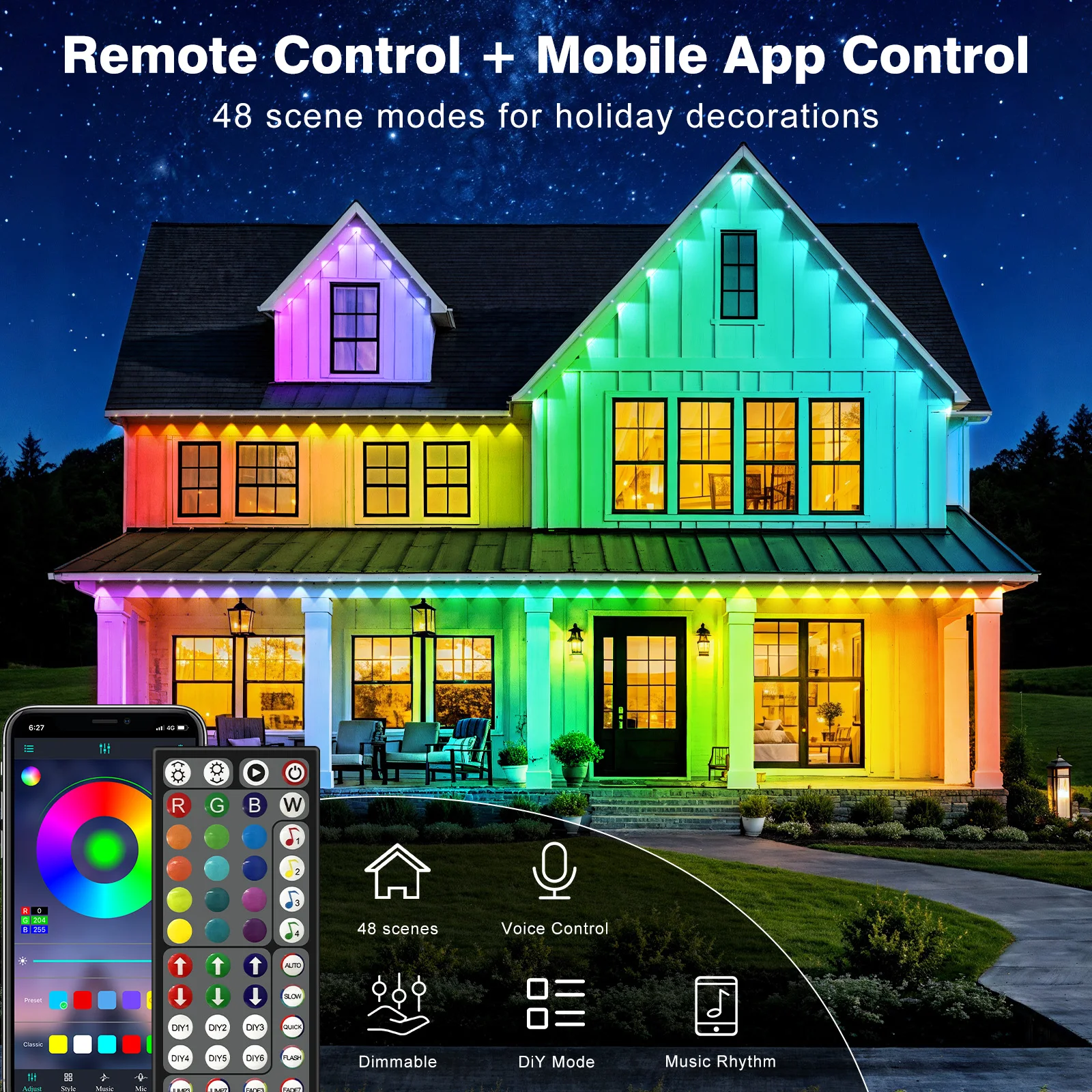500FT Permanent Outdoor LED St - đánh giá và giá Smart Garden Diy