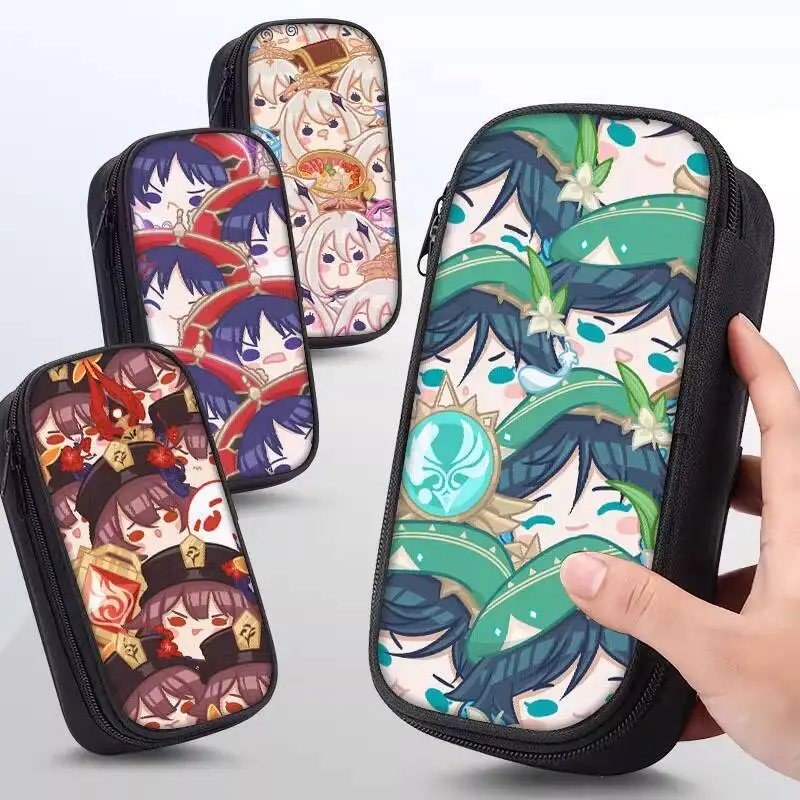 Genshin Impact Collaboration Merchandise Venti Hu Tao Paimon Stationery First Grade Elementary Middle School Student And Girls A