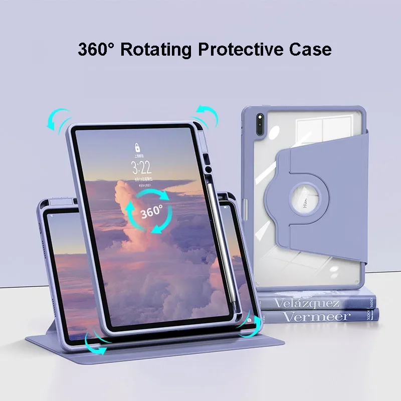 Rotating Cover for Huawei MatePad SE 10.4 air11.5 Pro 11 10.8 T10 Case For MediaPad Shockproof Case Angle Protect Cover Funda