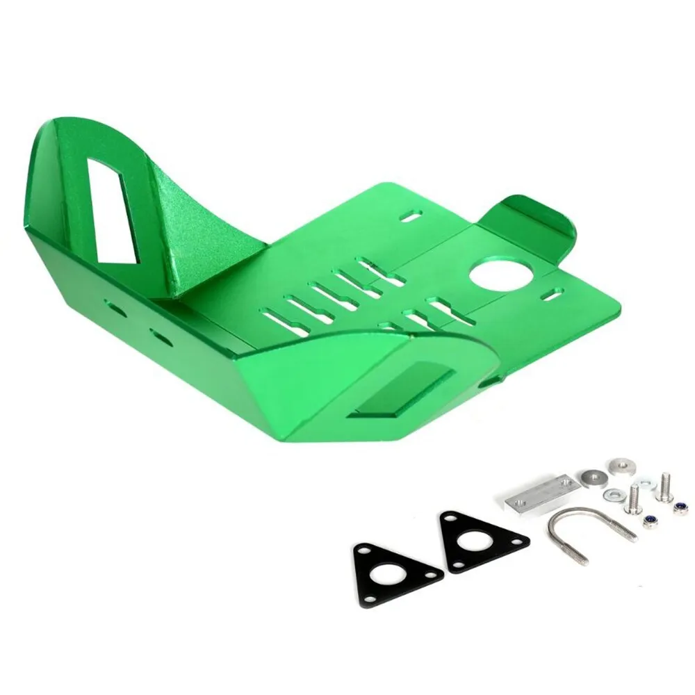 

Motorcycle Protector Base Protector Cover Green Skid Plate Engine Low Guard Bash Cover For KAWASAKI KLR KLR650 2022-2025