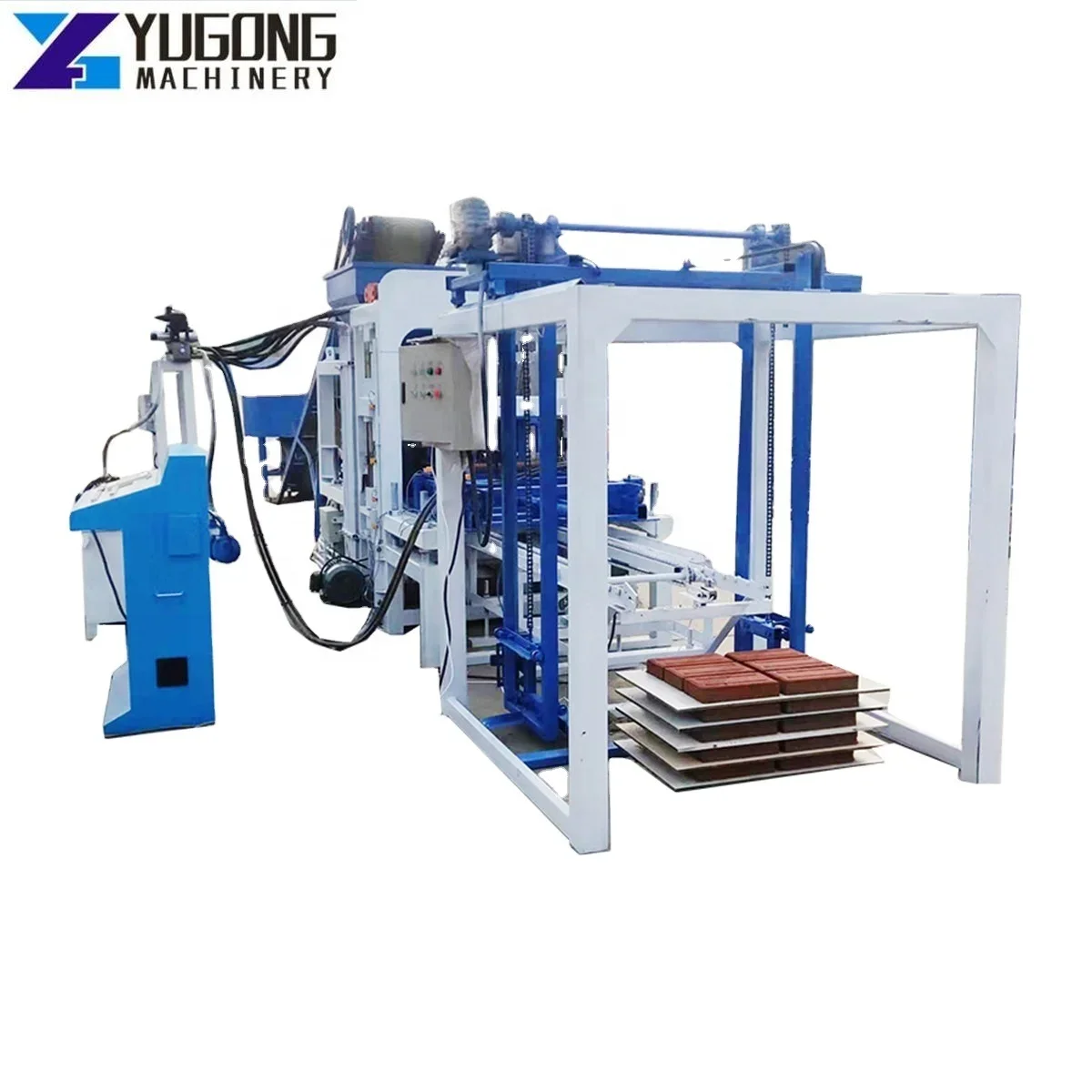 YG Full Automatic Concrete Brick Block Making Machine Model QT4-15S