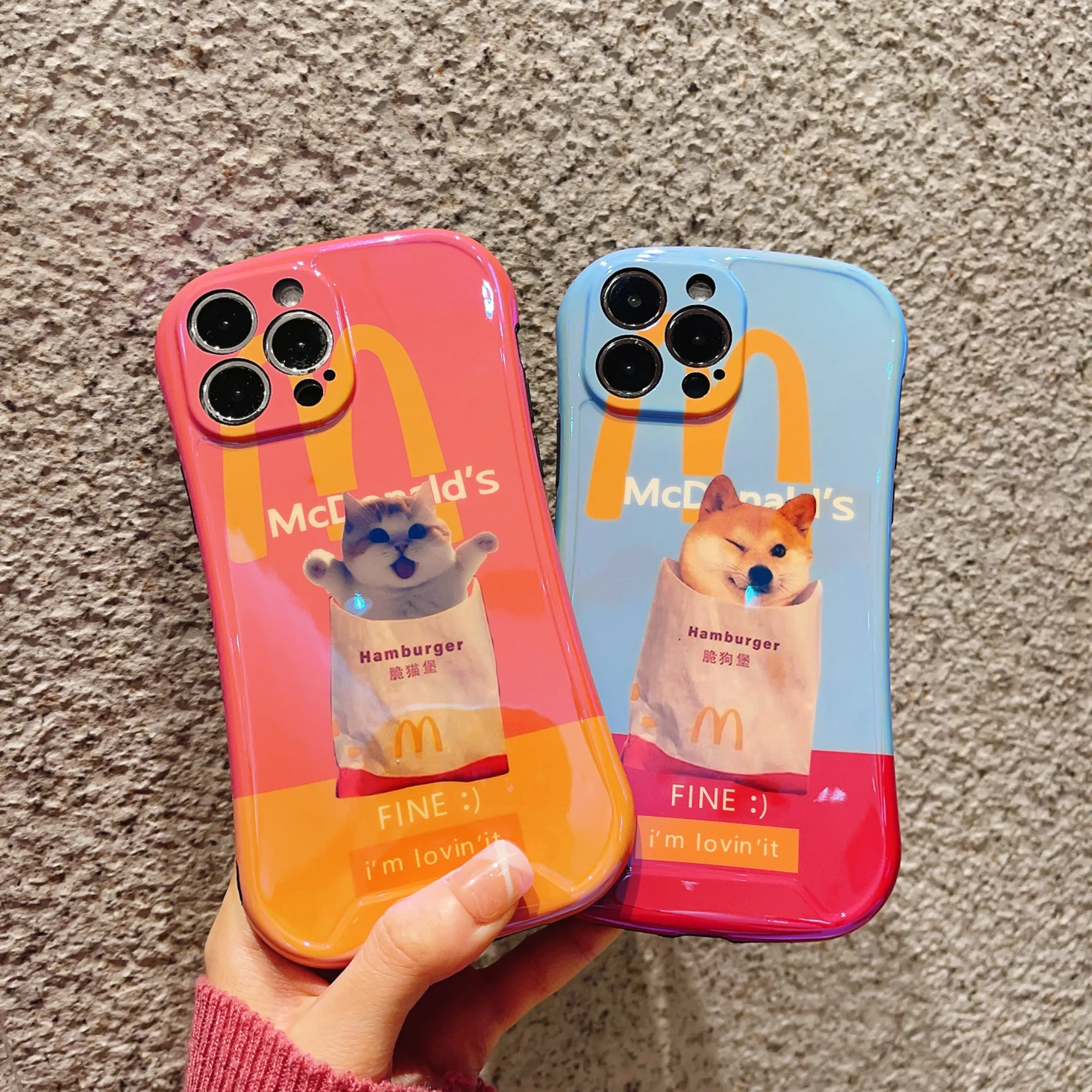 Funny M-Note Cat Anti Drop Phone Case, Suitable for Apple 14Pro, iPhone 13, Anti Drop, 12, 11, Small Man Waist, 7, 8, XS Max