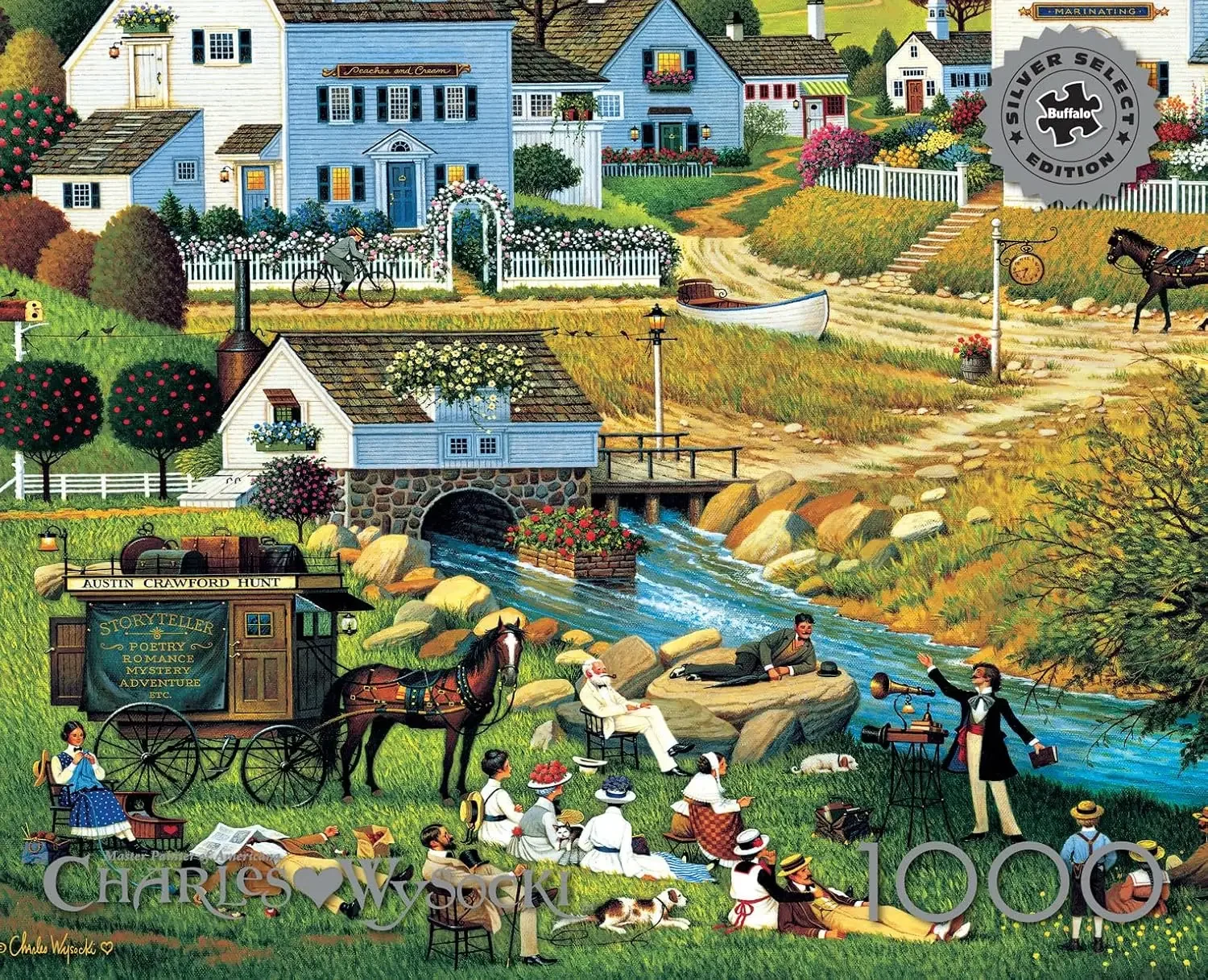 Leisure Holidays Wooden Puzzle 1000/500/300 Pcs Jigsaw Puzzles Challenging Family Activity Games for Gameroom Bedroom Livingroom