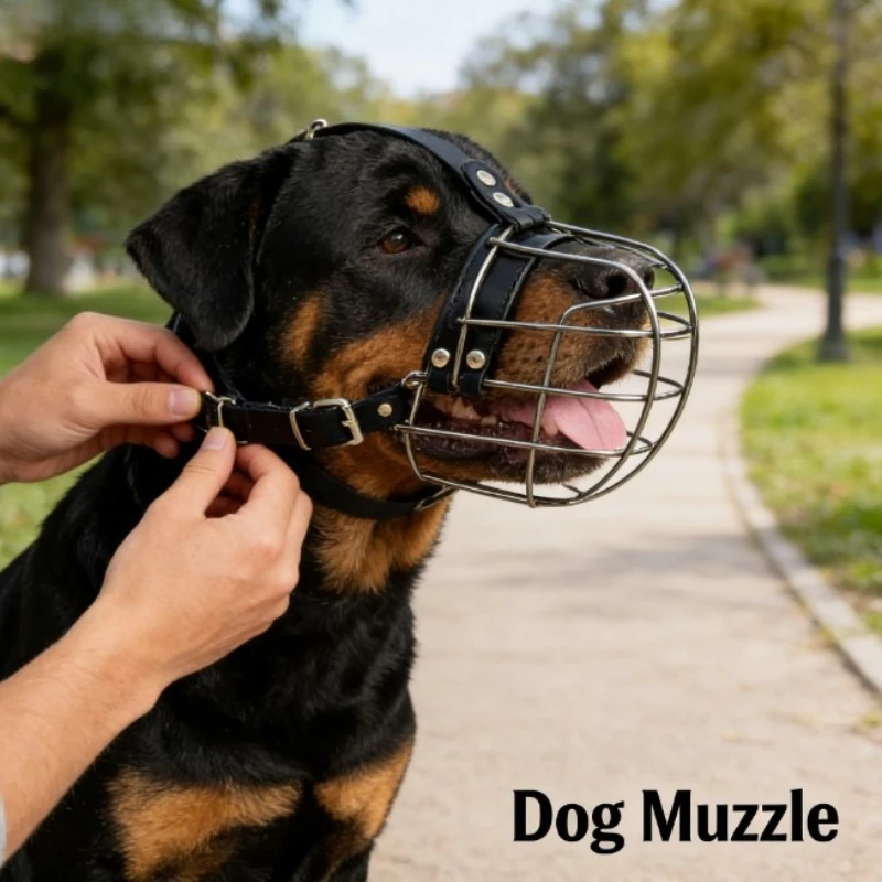 

Металлический намордник-корзина для собак, защита от укусов, вылизывания и лая, для средних и крупных пород