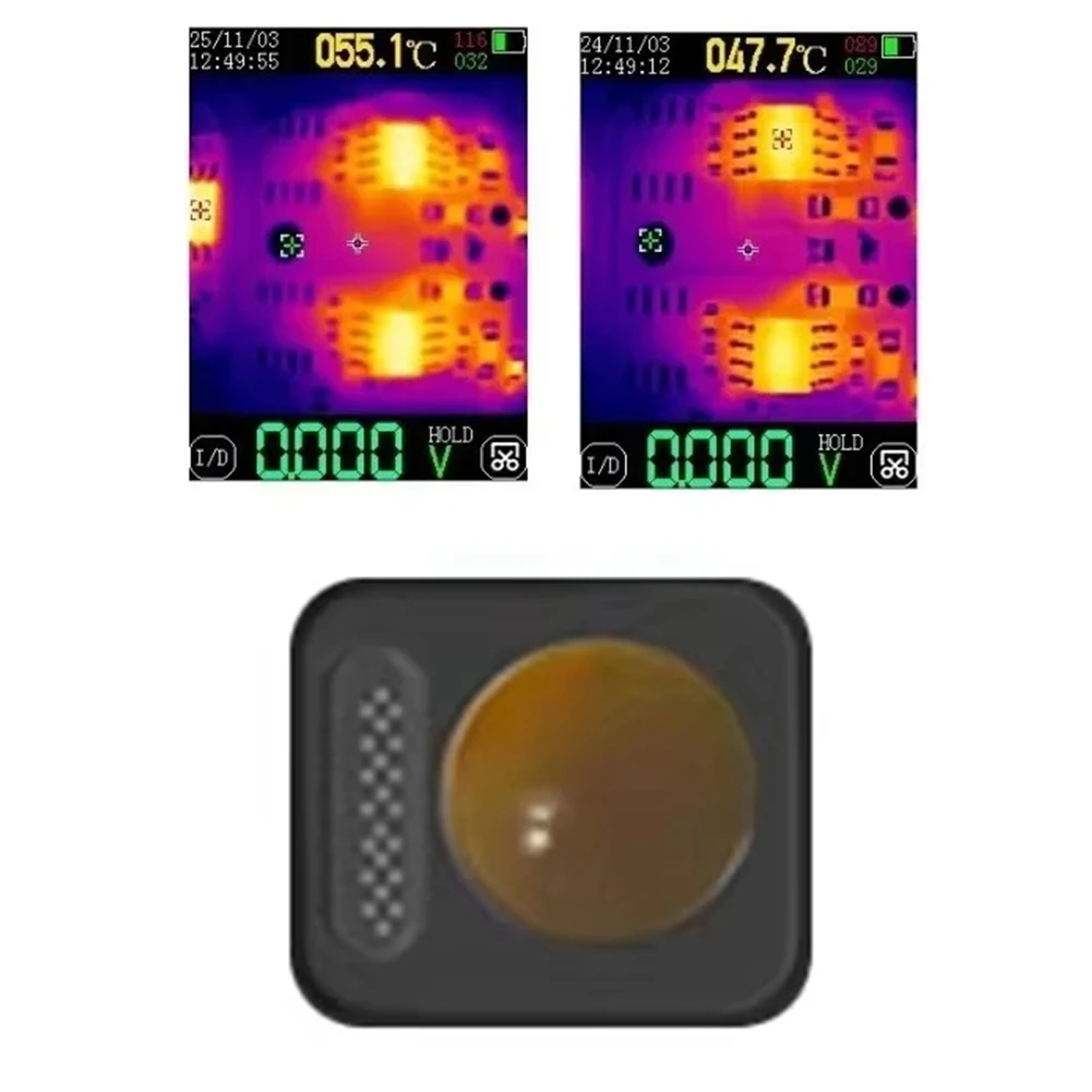 Thermal Imaging Macro Lens Compatible with ET14S Infrared Camera for 1mm Detail Capture and Hotspot Detection at 0.5mm