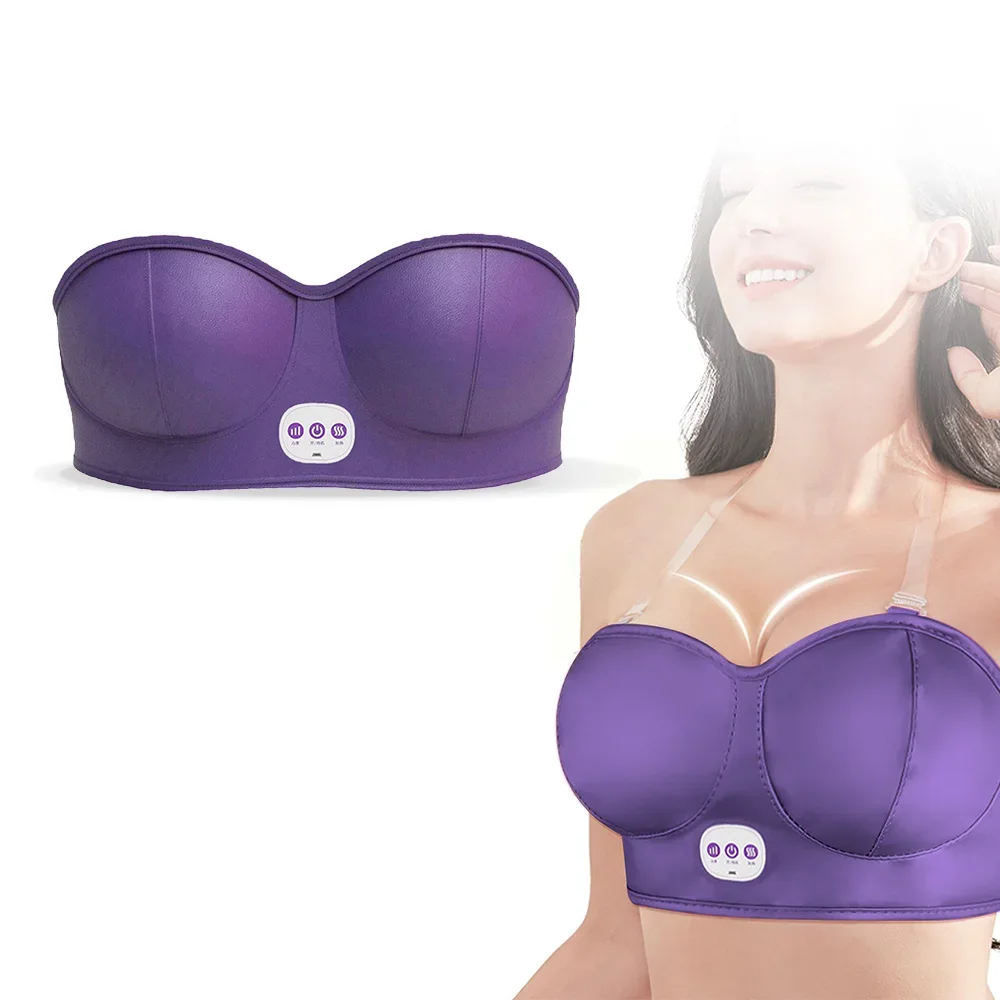 

Smart Library Breast Massager Bra USB Wireless Electric Massagers For Shaping Beautiful Chest Anti Sagging