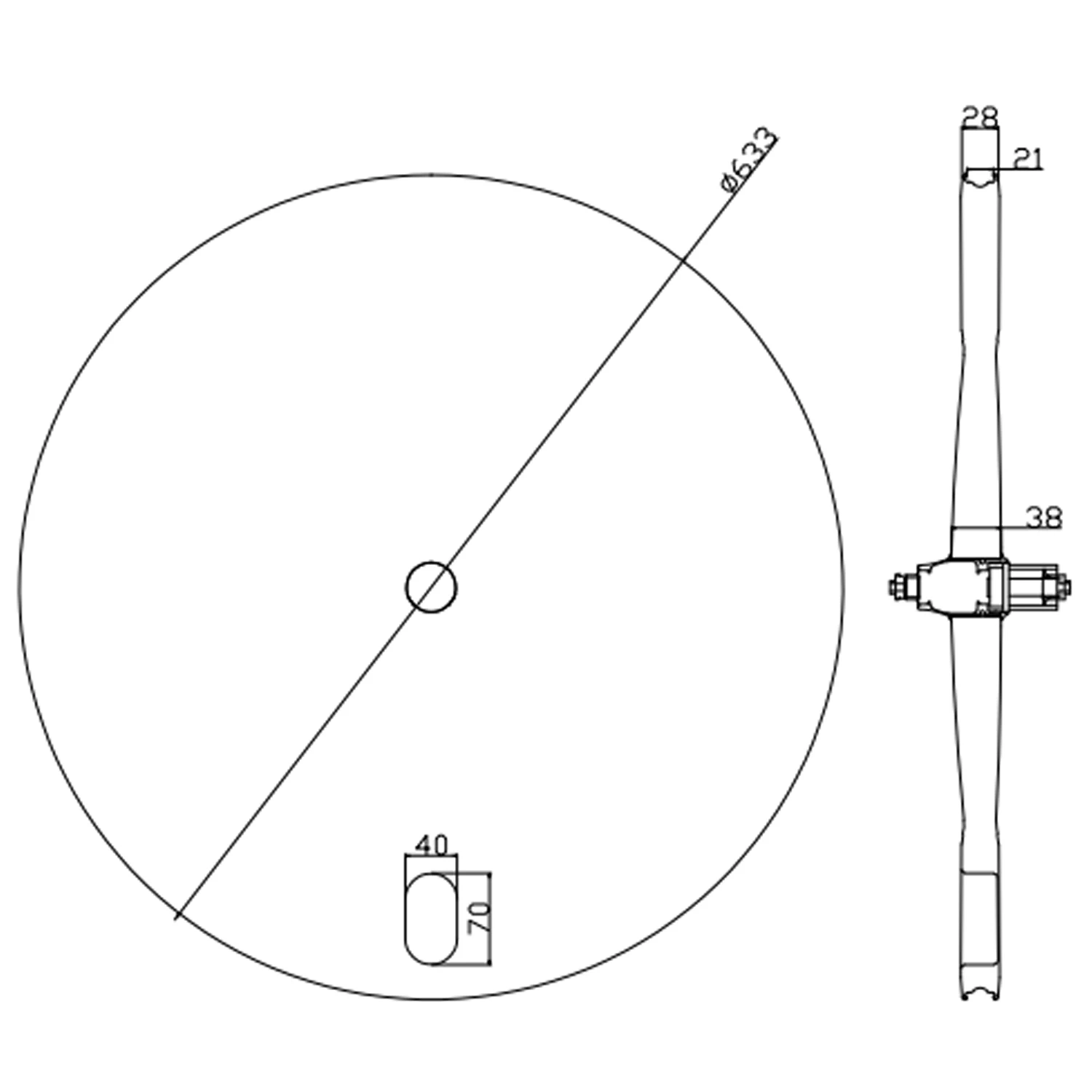 700c Carbon Disc wheelClincher Tubeless Disc Brake  Centerlock / Rim Brake Road Or Track  28mm Width Road Closed Wheels