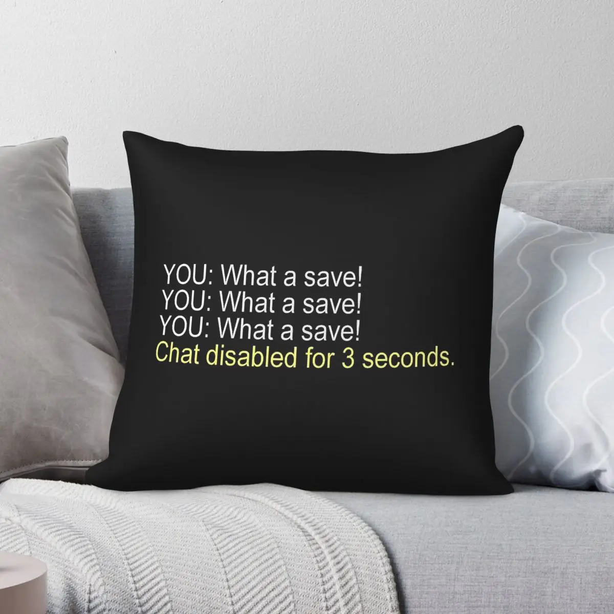 Rocket League What A Save Square Pillowcase Polyester Linen Velvet Creative Zip Decorative Pillow Case Sofa Cushion Cover