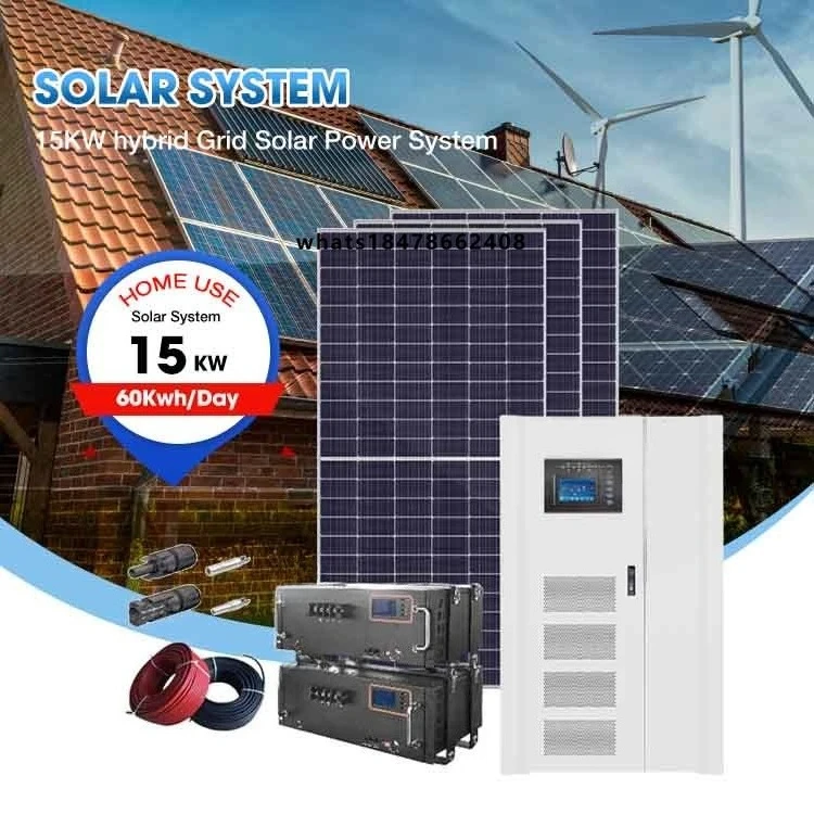 Hybrid Solar System 15kw Complete Home Solar System Kit 10 kw Solar Power System with CE Certification