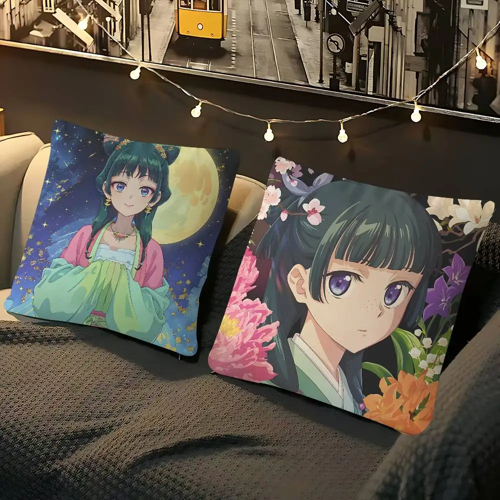 

Наволочка «Дневники аниме A-Apothecary», съемный моющийся чехол для подушки — всесезонный мягкий лен