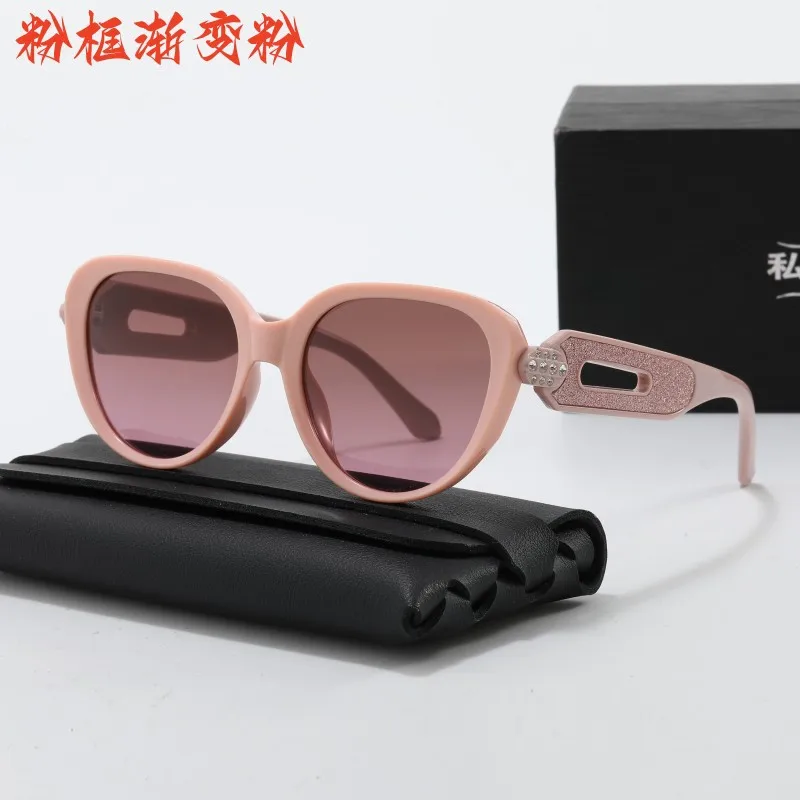 2025 Nuovo marchio occhiali da sole polarizzati montatura ovale donne design di lusso occhiali da sole per il tempo libero all'aperto moda occhiali da sole Gafas De Sol