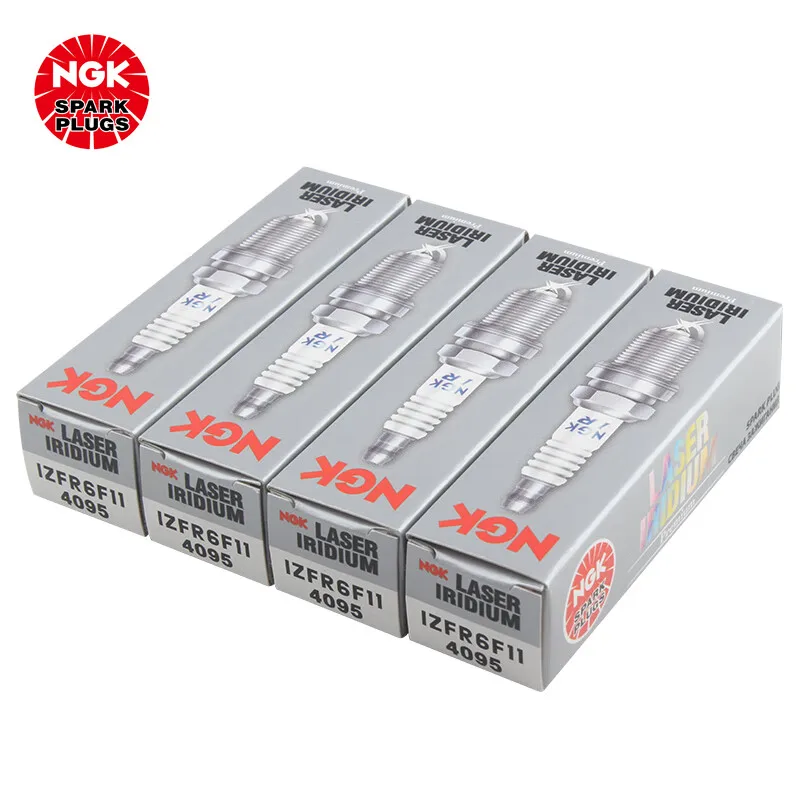 4pcs Original NGK Laser Iridium Spark Plug IZFR6F11 4095