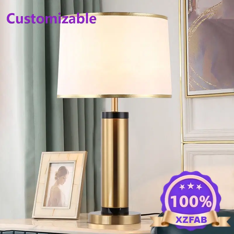 Factory Direct 2026 Desk lamp bedroom bedside creative living room warm and simple living room Nordic style ins master bedroom