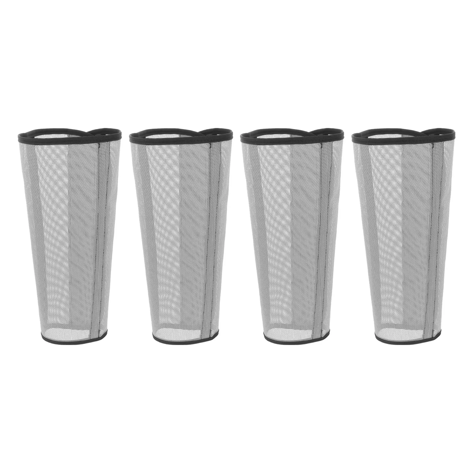4Pcs Breathable Mesh Horse Leg Protectors Summer Fly Boots Soft Ventilated Fly Covers Uv Protection Cooling Leg Wraps for Trail