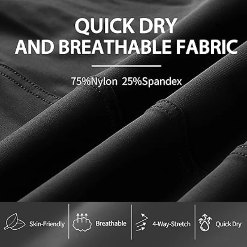 Anfilia Women Casual Pants Quick Dry High Elastic Waist with Drawstrings Pockets Ankle Cuff Loose Fitting Running Sports Pants image 6