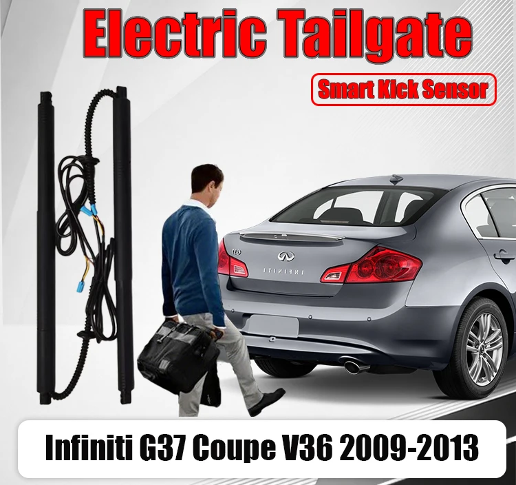 Electric Tailgate Upgrade Kit For Infiniti G37 Coupe V36 Power Lift Support Rods Auto Trunk Boot Lid Power Liftgate Modi