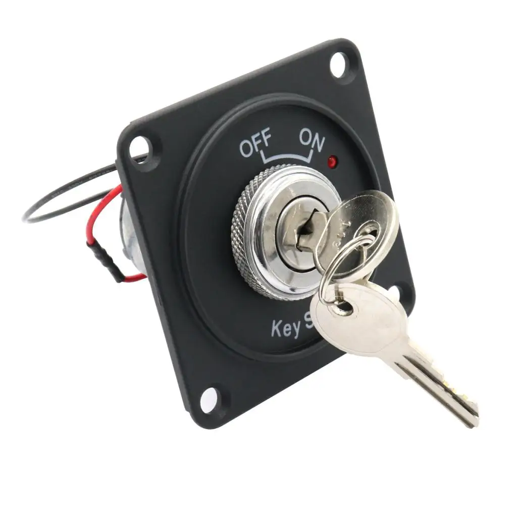 Auto Key Ignition Switch Panel for LED Light Engine Start 2-Position