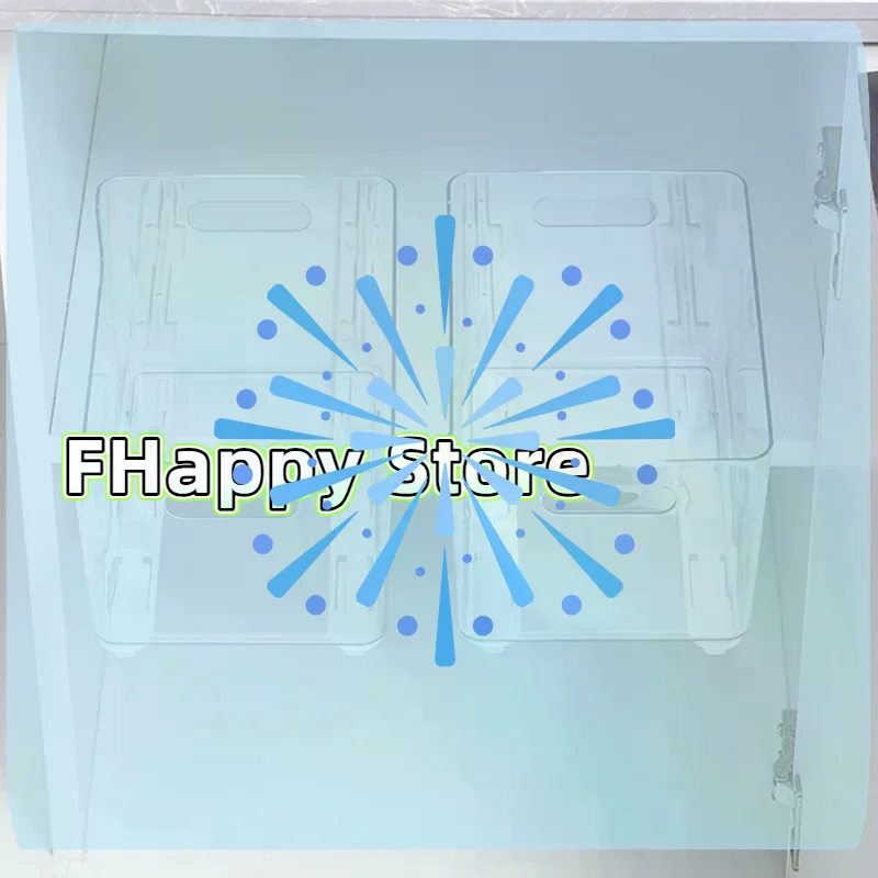2Pcs/Set White Slides Drawer Sliding Rails Bin Tracks For Kitchen Bedroom Closet Slides Pullout Track Drawer Basket Pull Rail