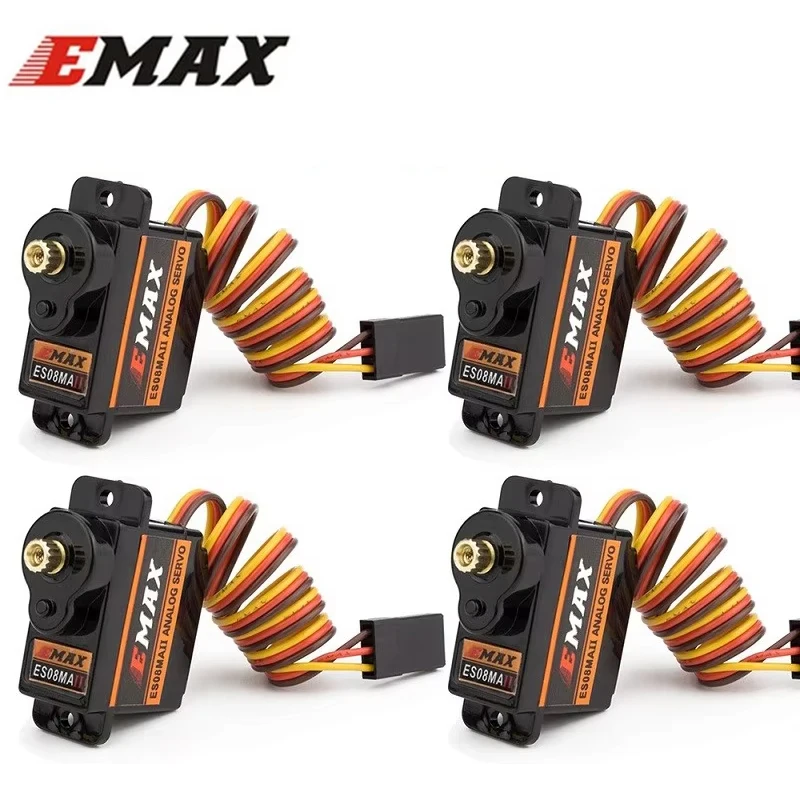 

Emax ES08MA II Servo Motor SCX24 Servo 12g 15T Mini Metal Gear Servo for RC Plane FPV Drone Racing