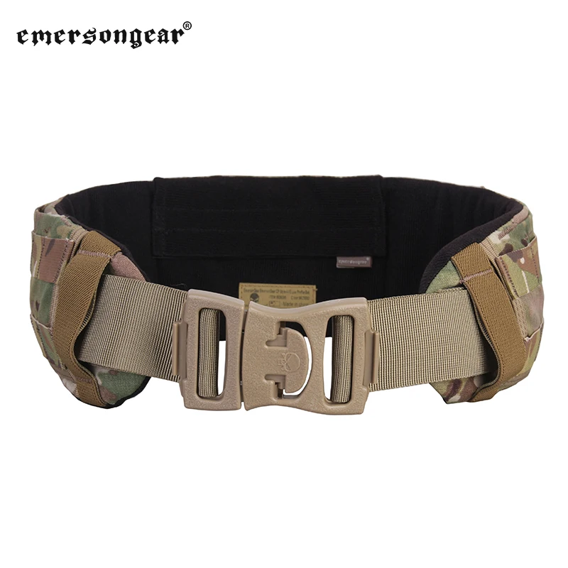 Emersongear Tactical Low Profile Belt For AVS Waist Strap MOLLE Padded Waistband Nylon Hiking Airsoft Hunting Hiking Outdoor