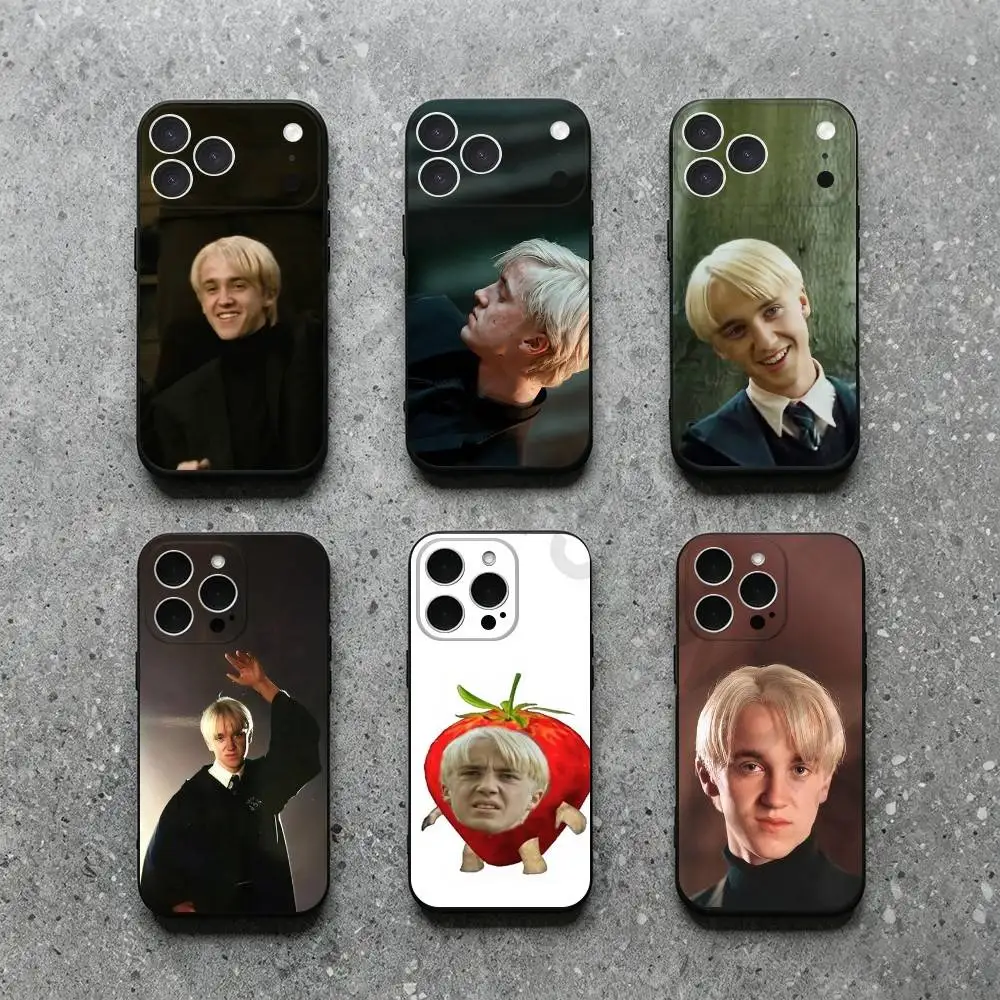 

Actor D-Draco M-Malfoy Phone Case For iPhone 17,16,15,14,13,12,11,Plus,Pro Max,XS,X,XR,SE,Mini,Soft Silicone Black Cover