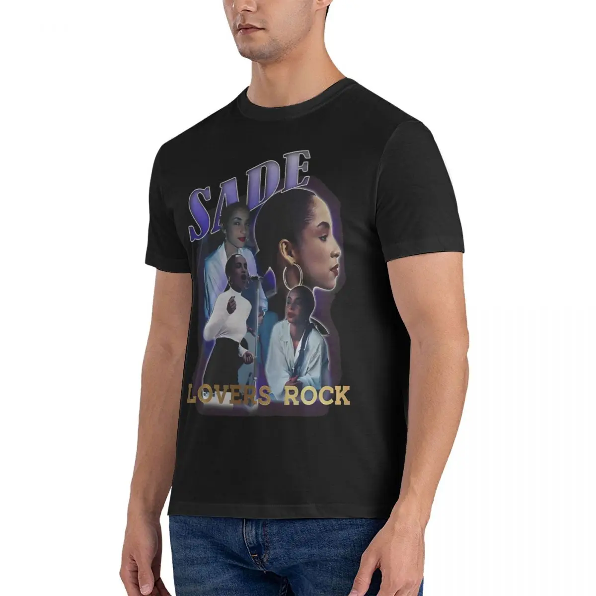 Amazing T-Shirt Men S-Sade Crazy Cotton Tee Shirt Round Neck Short Sleeve T Shirt Original Tops image 2