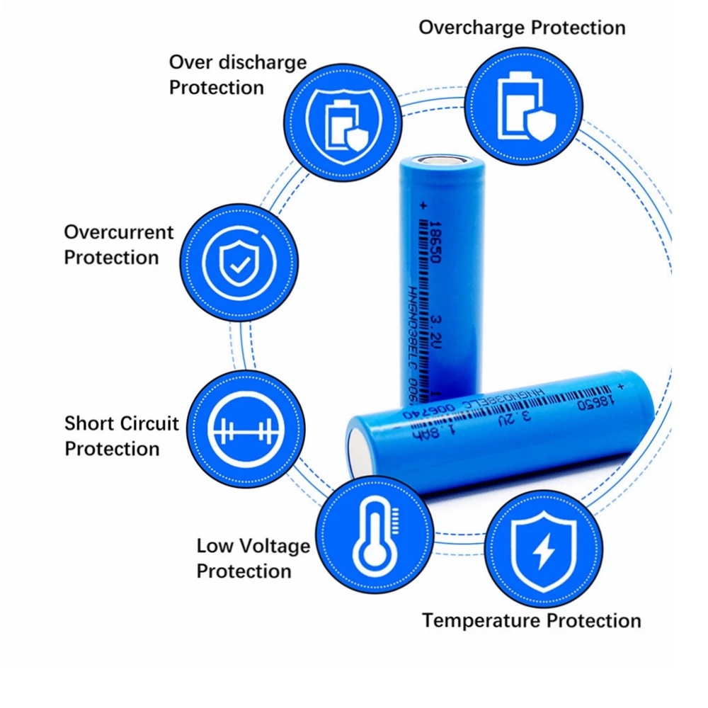 LiFePO4 18650 3.2V 1800mah akumulator akumulator Brand New długi cykl życia dla elektronarzędzia urządzenie domowe układ słoneczny 5.76WH