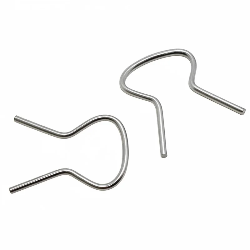 Car Metal Door Window Crank Handle Retaining Clips Manual Window Winder Retainer C-Clips for Buick Cadillac Chevrolet Pontiac
