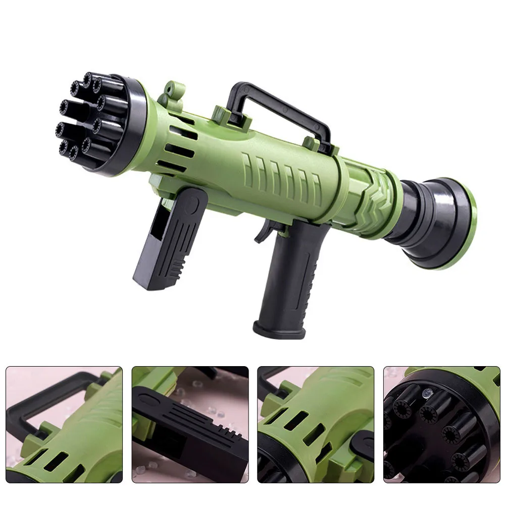 1Set Electric Bubble Machine Premium Material Safe No Burrs Kids Cartoon Bubble Maker Plaything for Birthday Party Gift