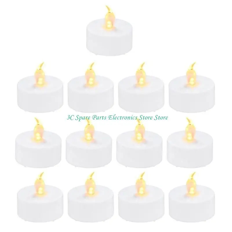 

SZ Pack of 13 Compact Tealight Led for 3D Printing Crafting for Creating Decorative Lanterns and Festival