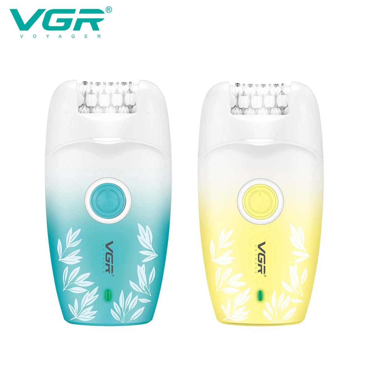 VGR Hair Remover Professional Epilator Rechargeable Female Epilator Plastic Trimmer Digital Display Hair Remover Women V-738