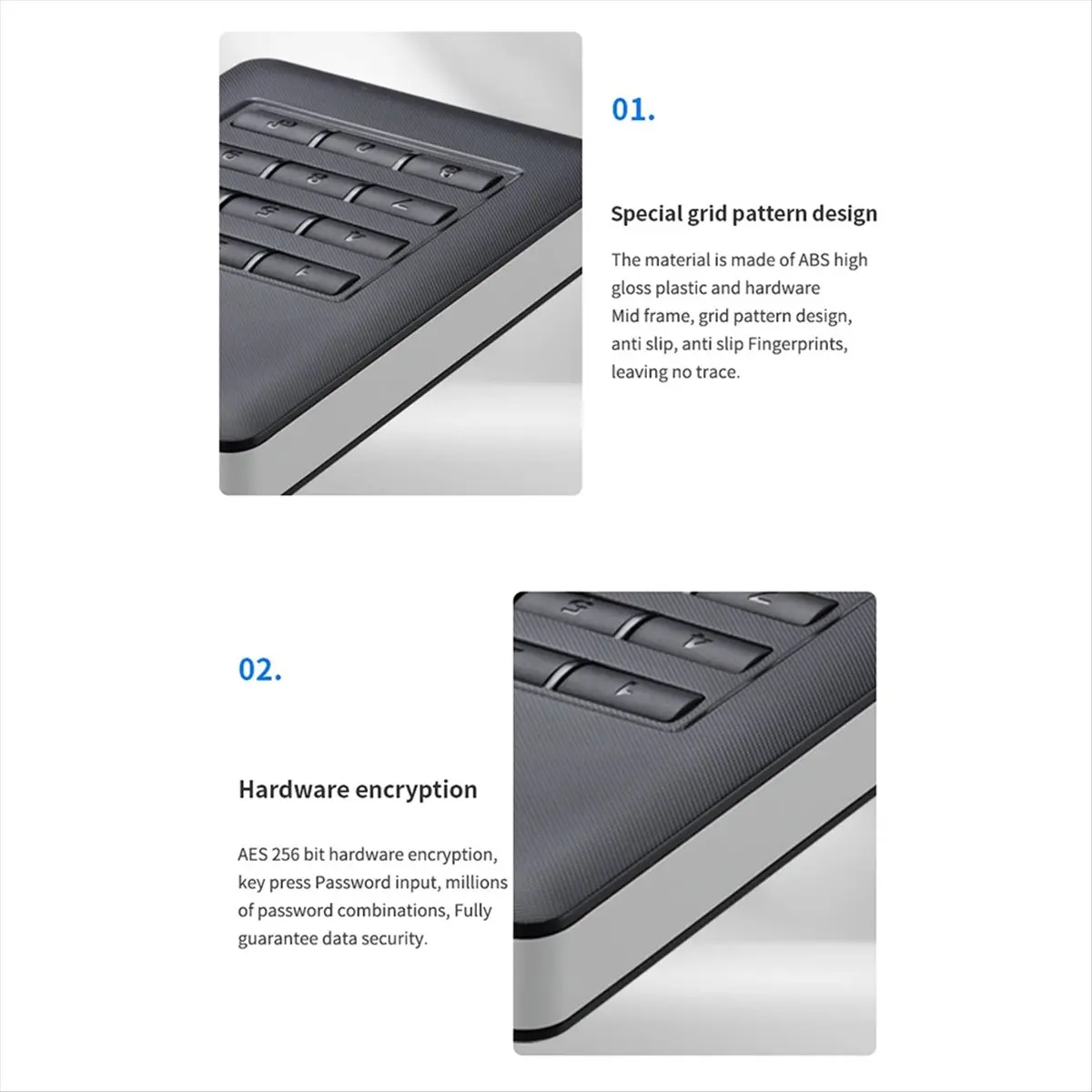 أداة تشفير الأجهزة M.2 MSATA USB3.0 أداة تشفير القرص الكامل تركيب مجاني مع صندوق القرص الصلب المحمول بكلمة المرور #2