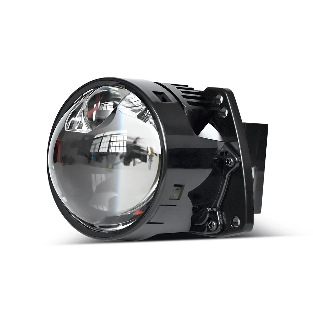 3 Inch Bi-Beam LED Projector Headlights 150W Single Laser High Power Car Motorcycle Universal Front Headlamp H7 LED H4 LED