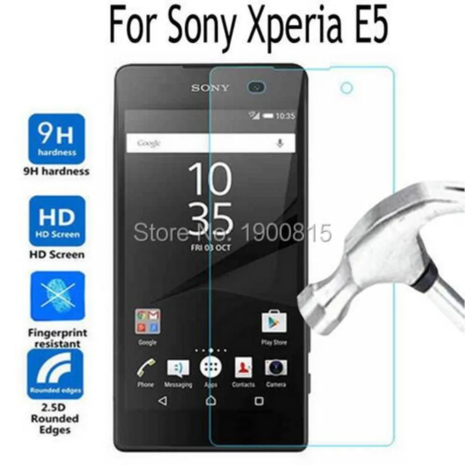 

for sony xperia e 5 tempered glass screen protector cover for sony xperia e5 f3311 f3313 lte protective film case guard cover