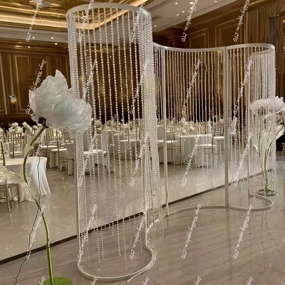 

С подсветкой) без цветов, свадебная акриловая подставка для изделий, вечерние, сценический фон, подставка для штор для свадебных украшений