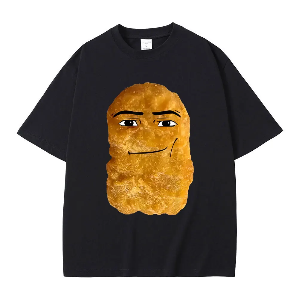 

Funny Chicken Nugget Meme T-shirt Men Women Clothing Casual Humor T Shirts Unisex Fashion Oversized Cotton Short Sleeve T-shirts