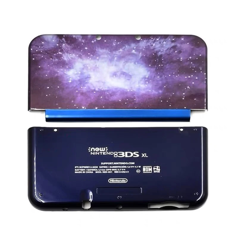 Original Housing Shell Case for NEW 3DS XL/LL Galaxy Purple Paceplaste Front Cover Back Case for   New 3DS XL LL