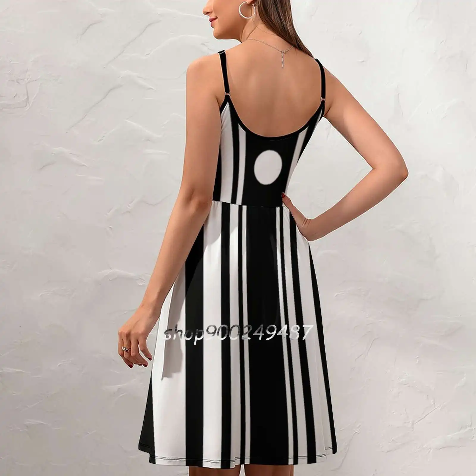 The Doppler Effect Sling Dress Women Summer Printing Condole Belt Dresses Doppler Doppler Effect Physics Sheldon Fancy