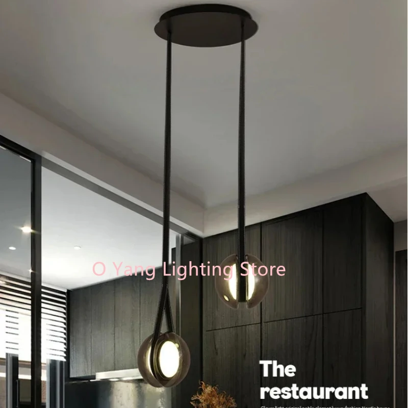 15cm Modern Minimalist Restaurant Lamp Ashtray Glass Lamp Nordic Bedroom Bedside Lamp, Artistic Decoration Designer Pendant Lamp